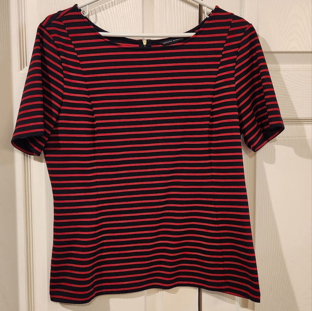 Banana Republic Striped Scoop Neck